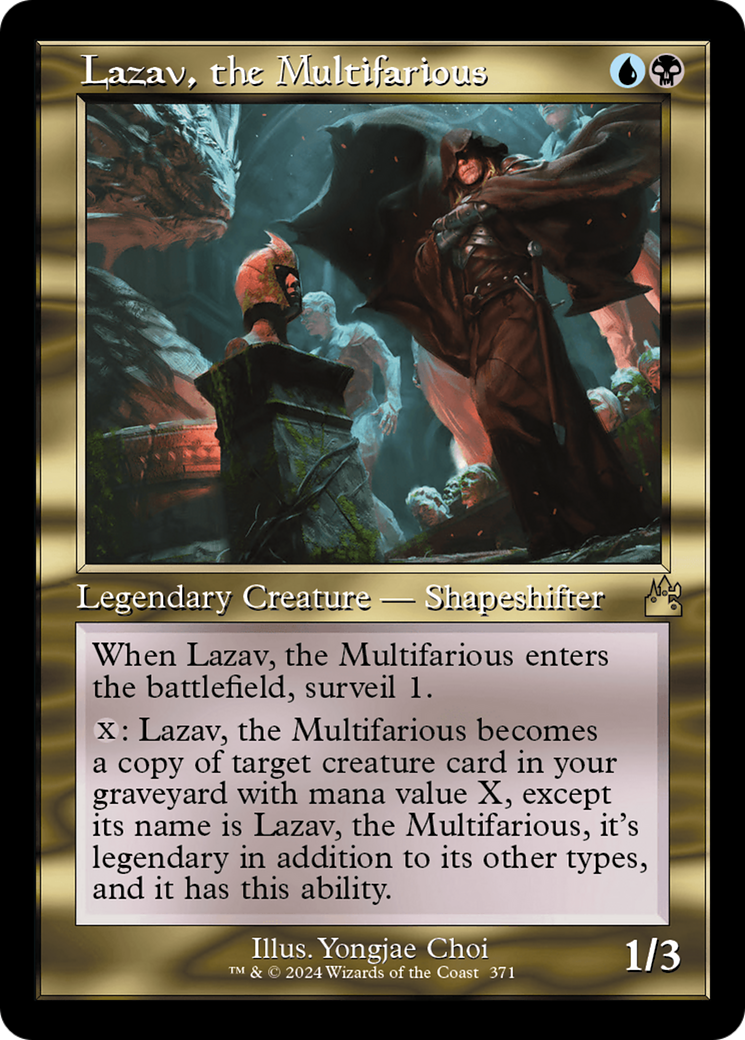 Lazav, the Multifarious (Retro Frame) [Ravnica Remastered] | D20 Games