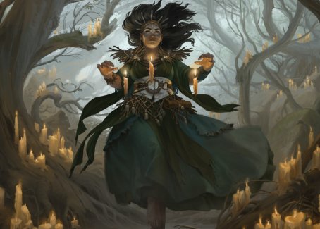 Candlegrove Witch 1 Art Card [Innistrad: Midnight Hunt Art Series] | D20 Games