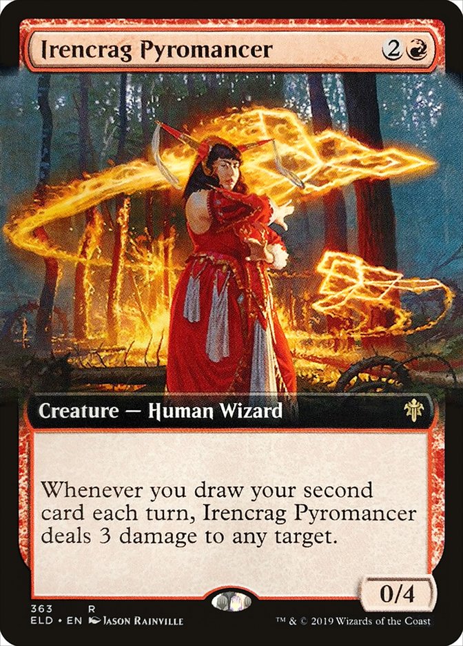 Irencrag Pyromancer (Extended) [Throne of Eldraine] | D20 Games