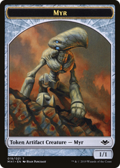 Myr // Thopter Double-Sided Token [Phyrexia: All Will Be One Commander Tokens] | D20 Games