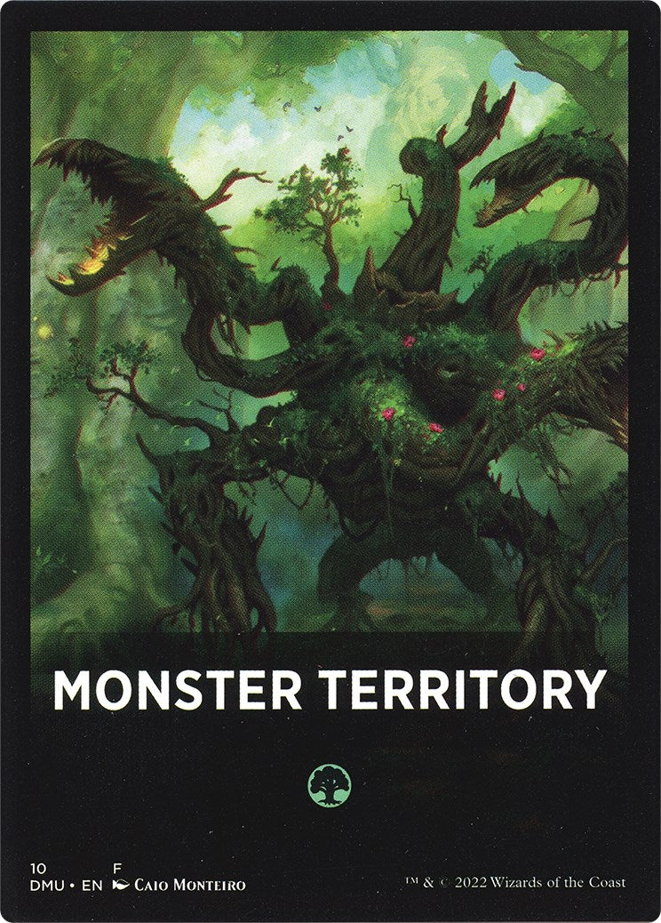 Monster Territory Theme Card [Dominaria United Tokens] | D20 Games