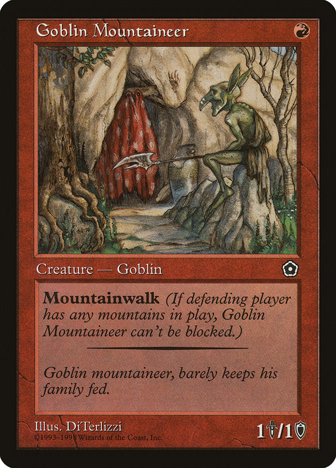 Goblin Mountaineer [Portal Second Age] | D20 Games