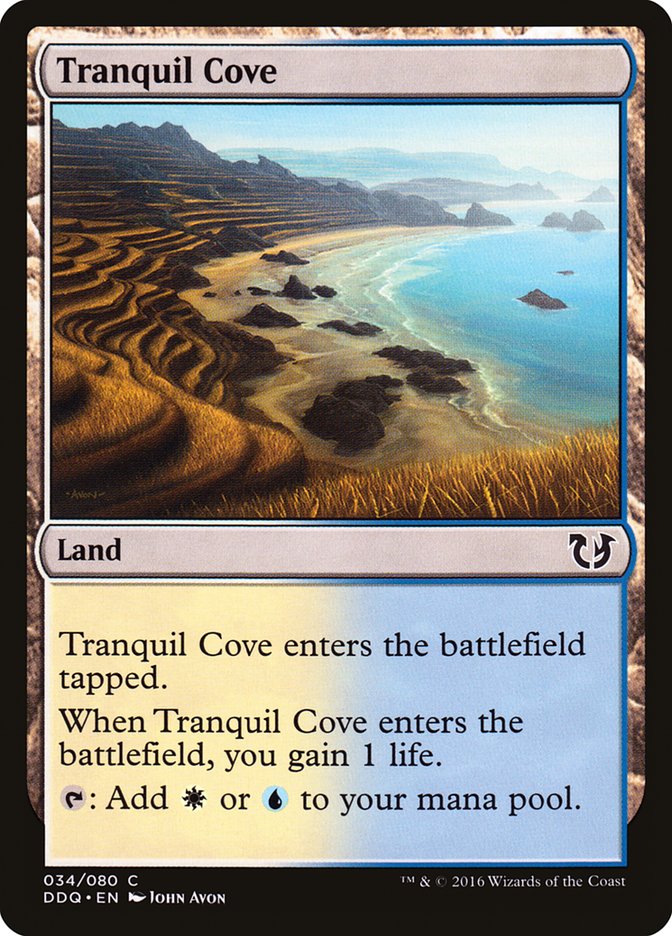 Tranquil Cove [Duel Decks: Blessed vs. Cursed] | D20 Games