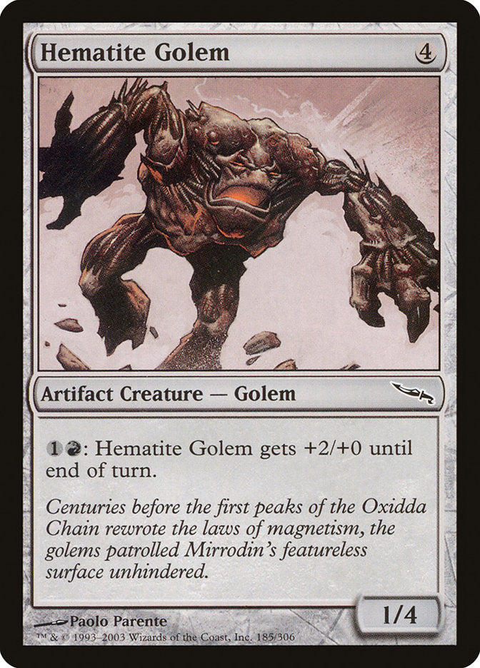 Hematite Golem [Mirrodin] | D20 Games