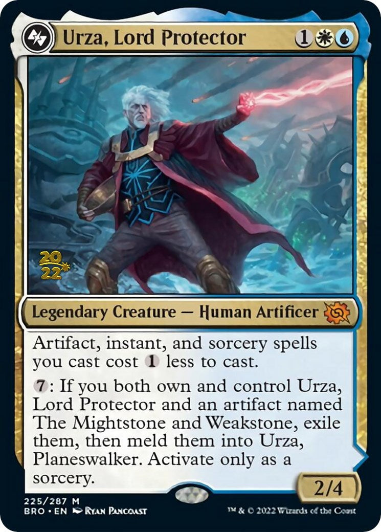 Urza, Lord Protector [The Brothers' War: Prerelease Promos] | D20 Games