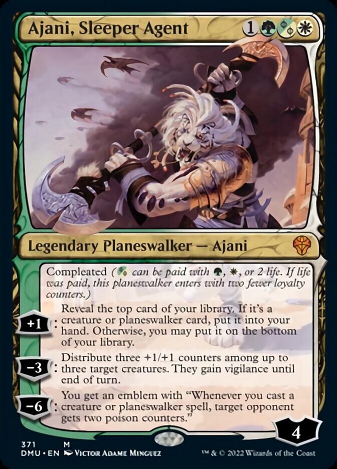 Ajani, Sleeper Agent (Showcase) [Dominaria United] | D20 Games