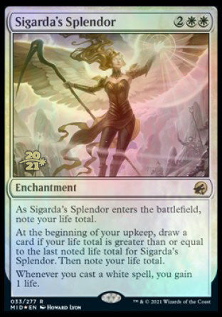 Sigarda's Splendor [Innistrad: Midnight Hunt Prerelease Promos] | D20 Games