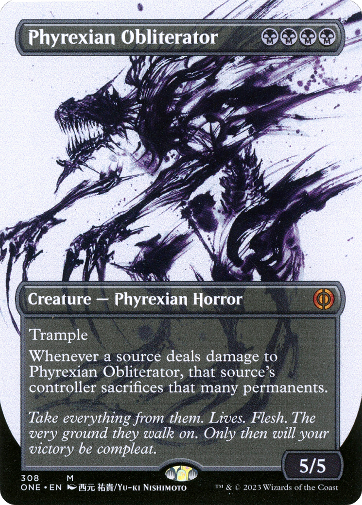 Phyrexian Obliterator (Borderless Ichor) [Phyrexia: All Will Be One] | D20 Games