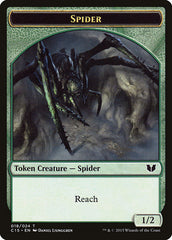 Saproling // Spider Double-Sided Token [Commander 2015 Tokens] | D20 Games