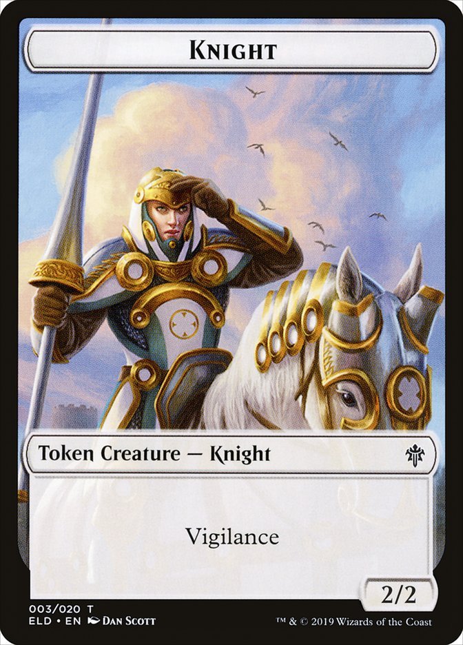 Knight [Throne of Eldraine Tokens] | D20 Games