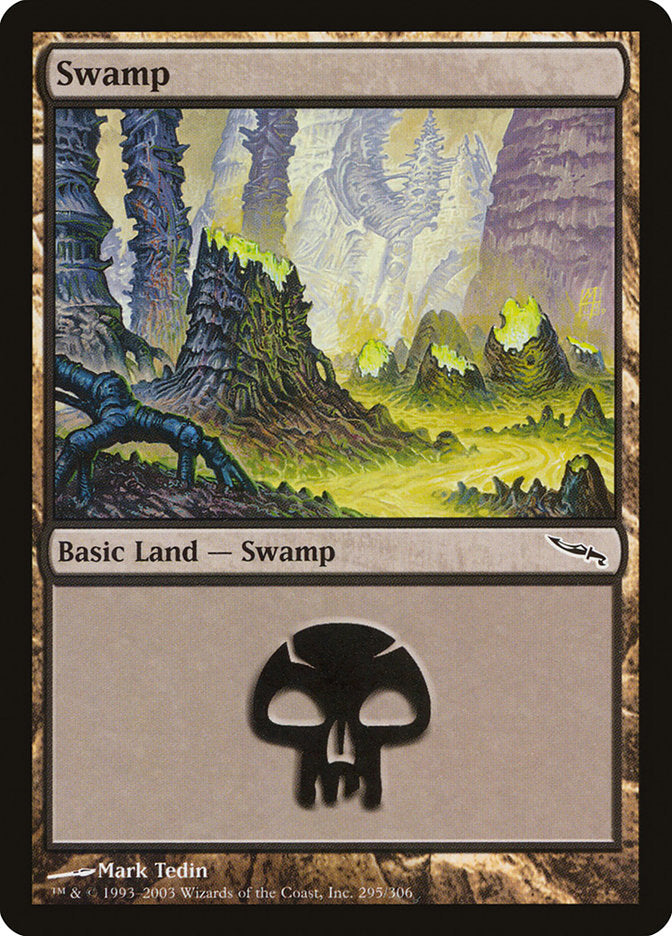 Swamp (295) [Mirrodin] | D20 Games