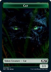 Cat (011) // Soldier Double-sided Token [Core Set 2021 Tokens] | D20 Games