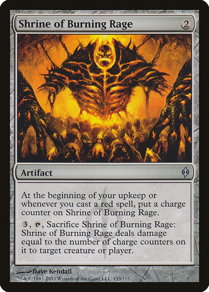 Shrine of Burning Rage [New Phyrexia] | D20 Games