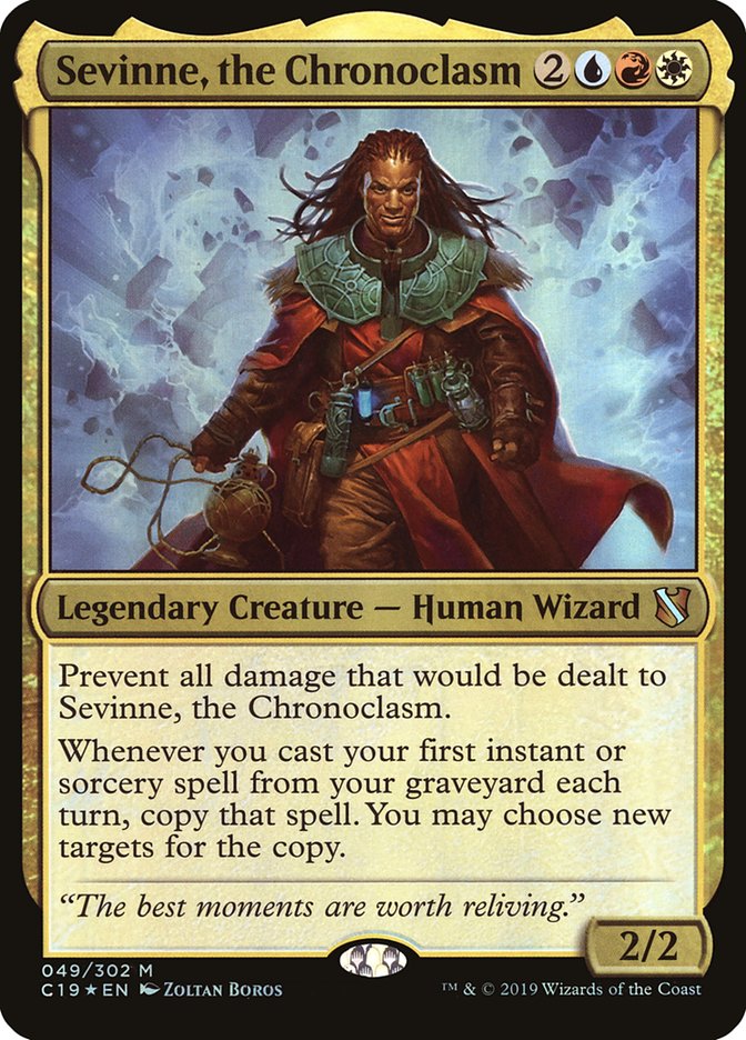 Sevinne, the Chronoclasm (Oversized) [Commander 2019 Oversized] | D20 Games