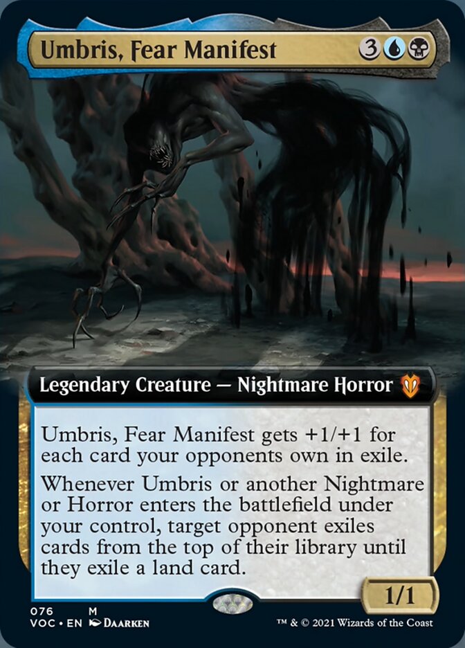 Umbris, Fear Manifest (Extended) [Innistrad: Crimson Vow Commander] | D20 Games