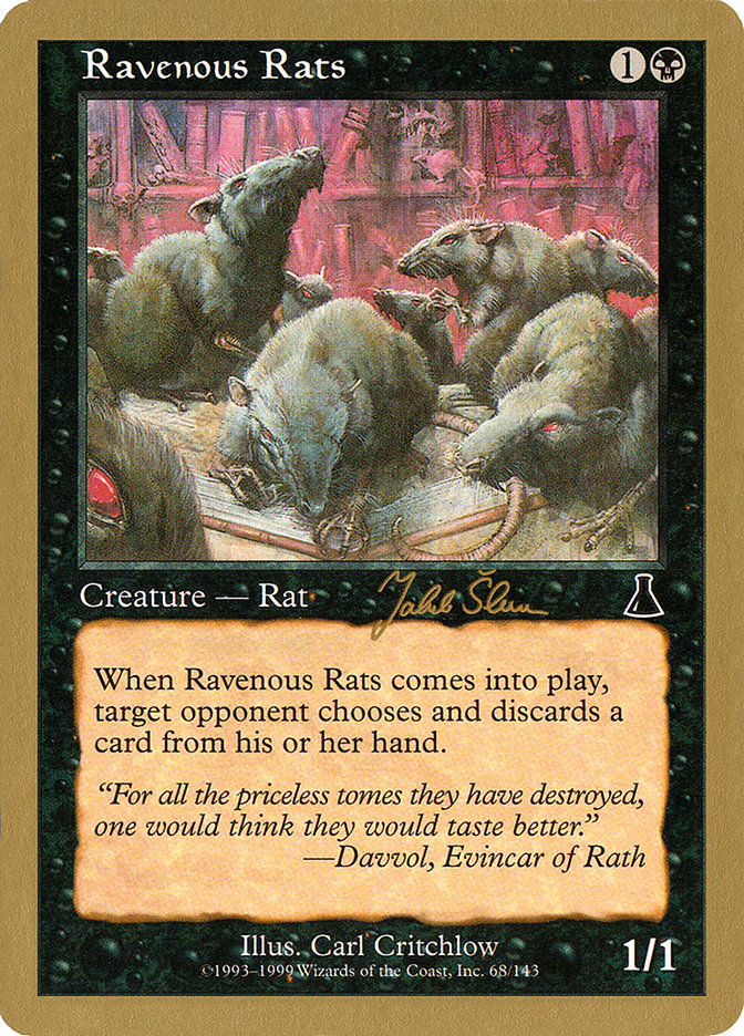 Ravenous Rats (Jakub Slemr) [World Championship Decks 1999] | D20 Games