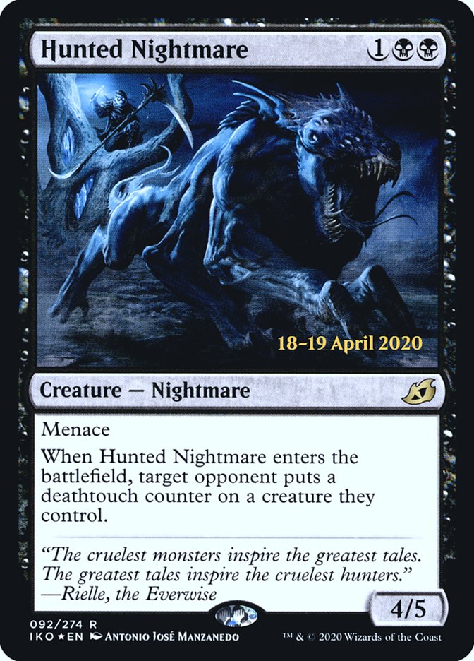Hunted Nightmare  [Ikoria: Lair of Behemoths Prerelease Promos] | D20 Games