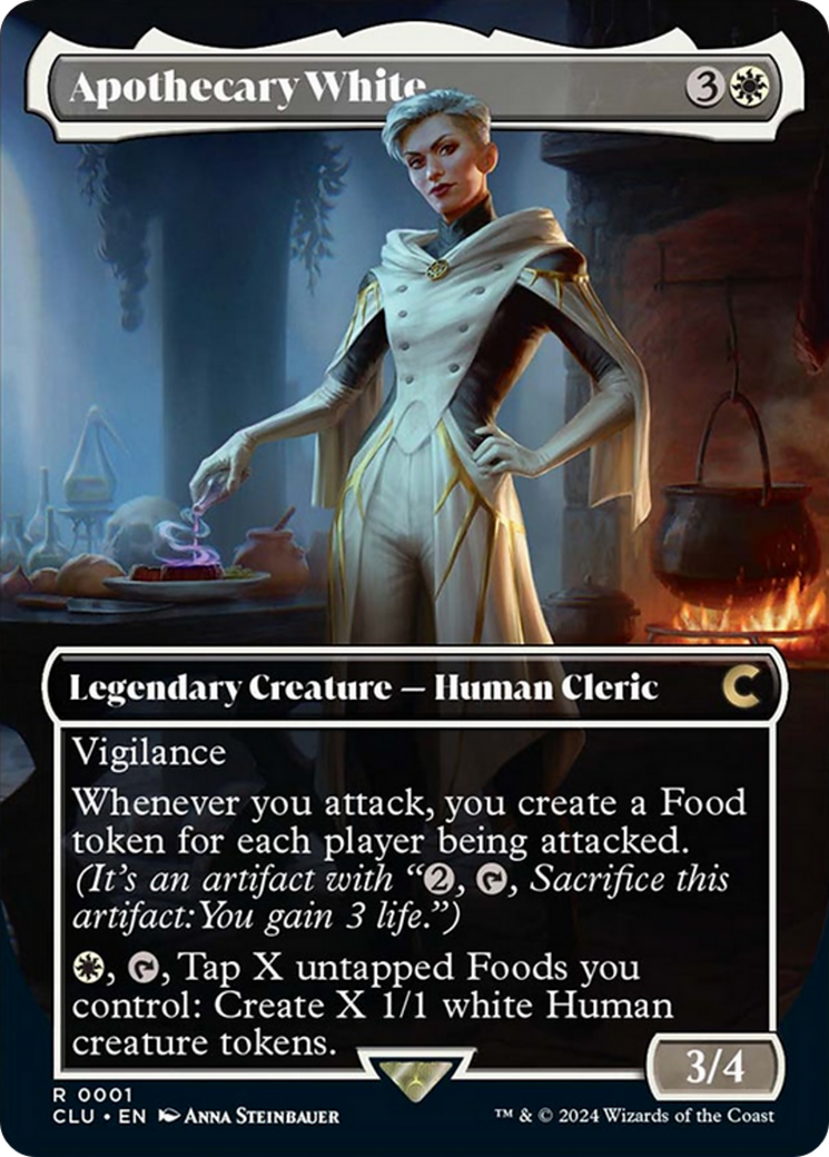 Apothecary White (Borderless) [Ravnica: Clue Edition] | D20 Games