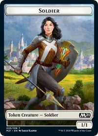 Soldier // Weird Double-sided Token [Core Set 2021 Tokens] | D20 Games