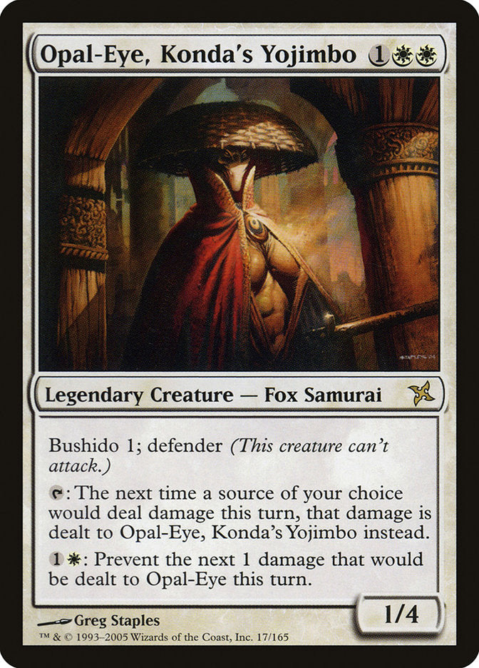 Opal-Eye, Konda's Yojimbo [Betrayers of Kamigawa] | D20 Games