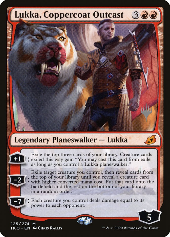 Lukka, Coppercoat Outcast (Promo Pack) [Ikoria: Lair of Behemoths Promos] | D20 Games