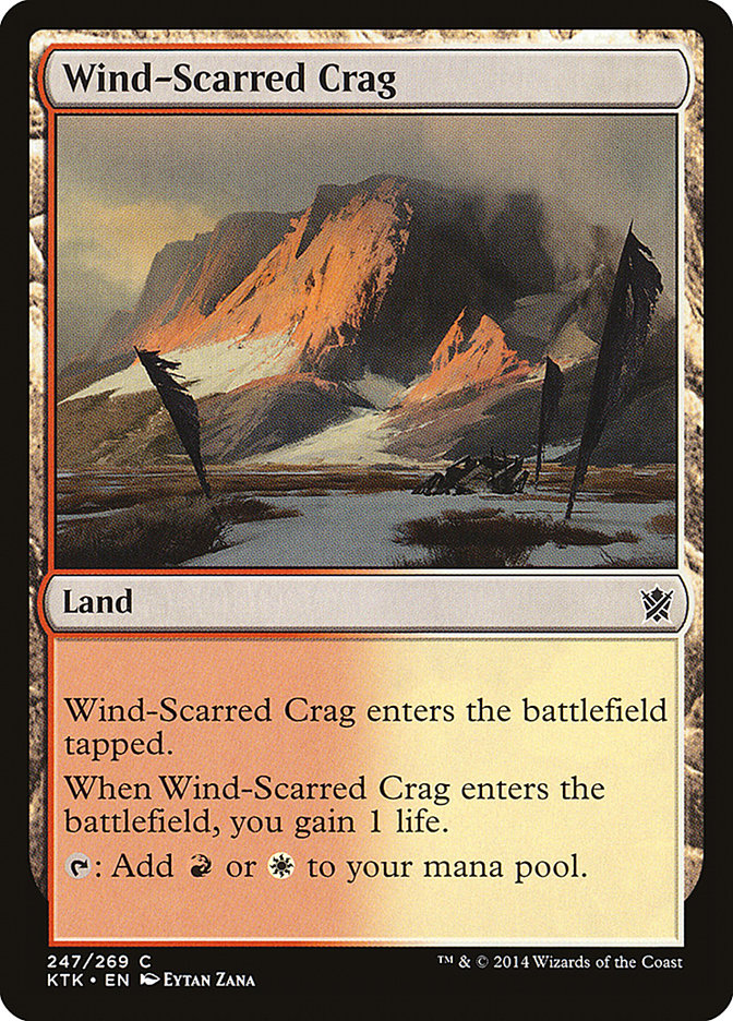 Wind-Scarred Crag [Khans of Tarkir] | D20 Games