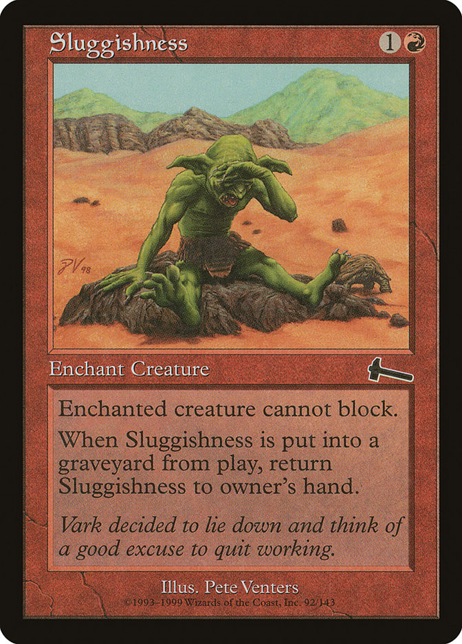 Sluggishness [Urza's Legacy] | D20 Games