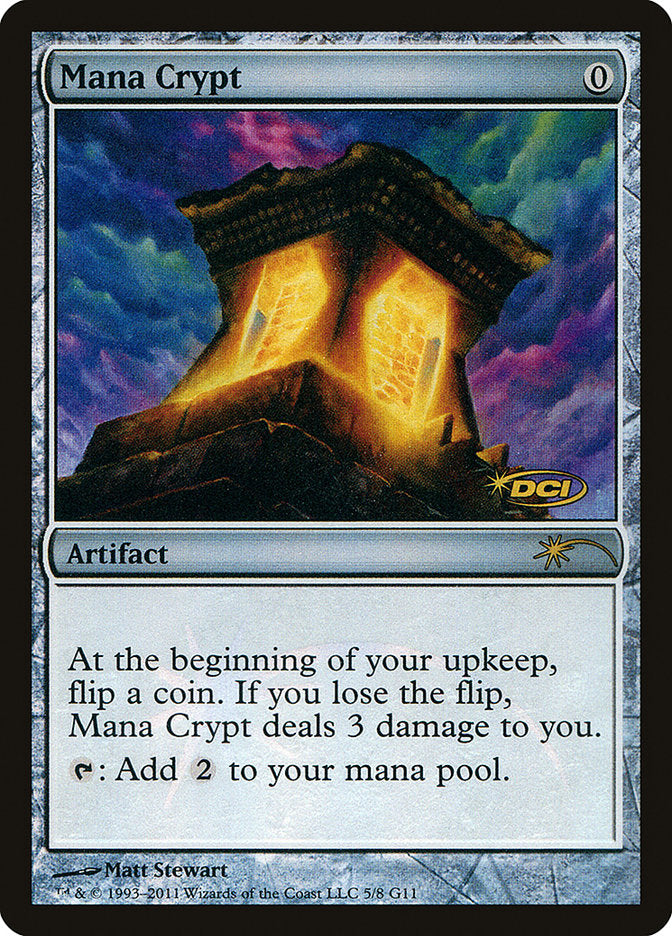 Mana Crypt [Judge Gift Cards 2011] | D20 Games