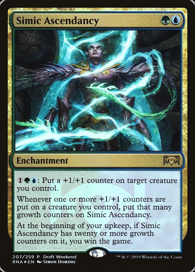 Simic Ascendancy (Draft Weekend) [Ravnica Allegiance Promos] | D20 Games