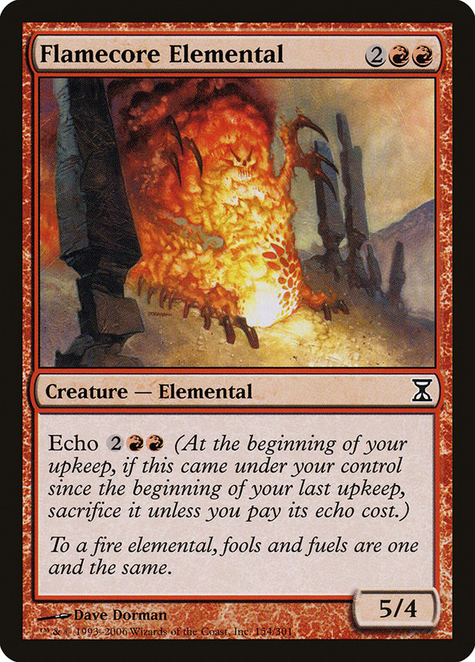 Flamecore Elemental [Time Spiral] | D20 Games
