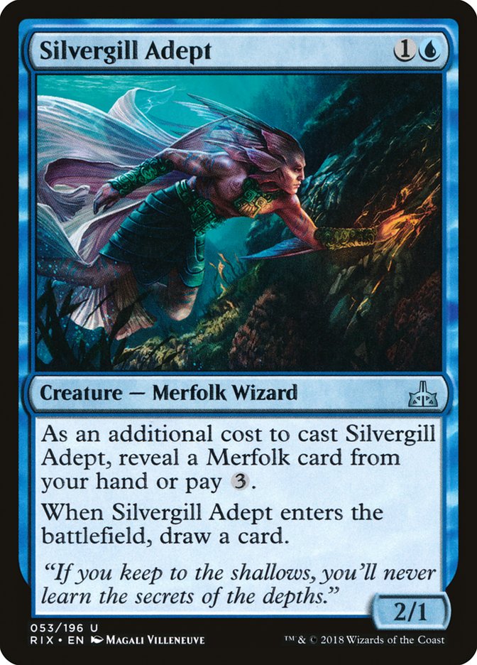 Silvergill Adept [Rivals of Ixalan] | D20 Games