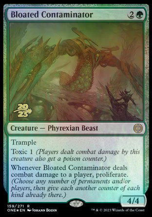 Bloated Contaminator [Phyrexia: All Will Be One Prerelease Promos] | D20 Games