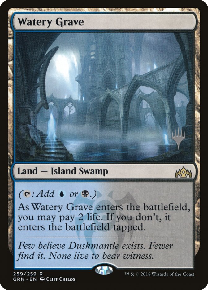 Watery Grave (Promo Pack) [Guilds of Ravnica Promos] | D20 Games