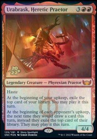 Urabrask, Heretic Praetor [Streets of New Capenna Prerelease Promos] | D20 Games