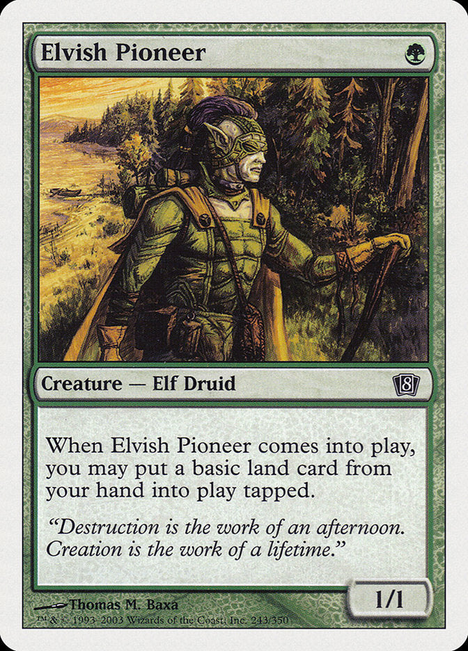 Elvish Pioneer [Eighth Edition] | D20 Games