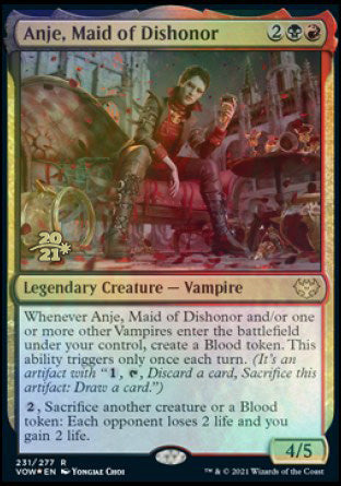 Anje, Maid of Dishonor [Innistrad: Crimson Vow Prerelease Promos] | D20 Games