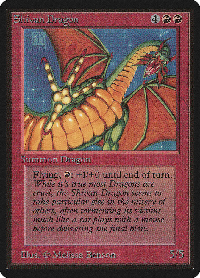 Shivan Dragon [Limited Edition Beta] | D20 Games