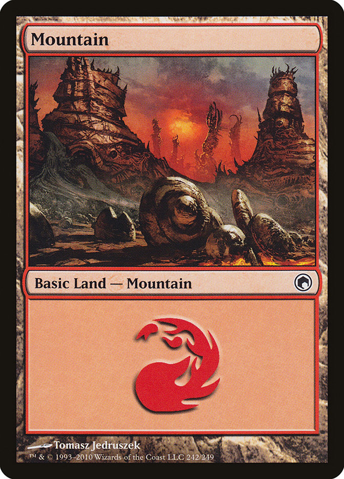 Mountain (242) [Scars of Mirrodin] | D20 Games