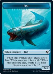 Beast (010) // Fish Token [Commander 2021 Tokens] | D20 Games