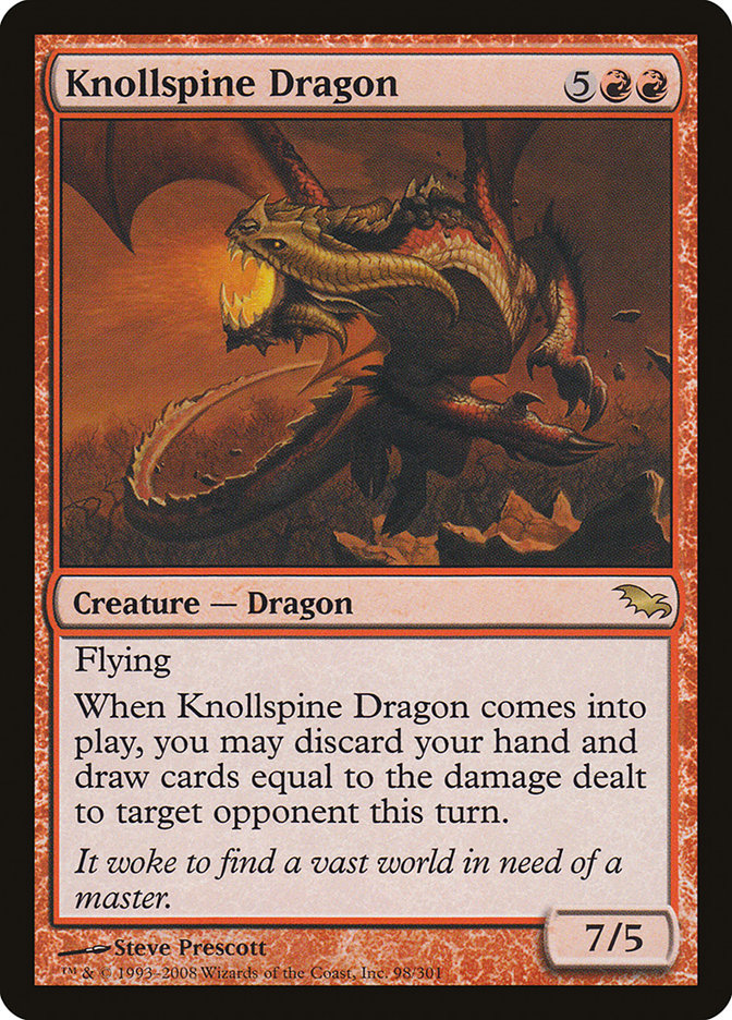 Knollspine Dragon [Shadowmoor] | D20 Games