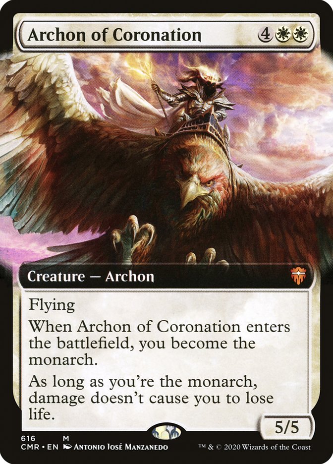 Archon of Coronation (Extended) [Commander Legends] | D20 Games