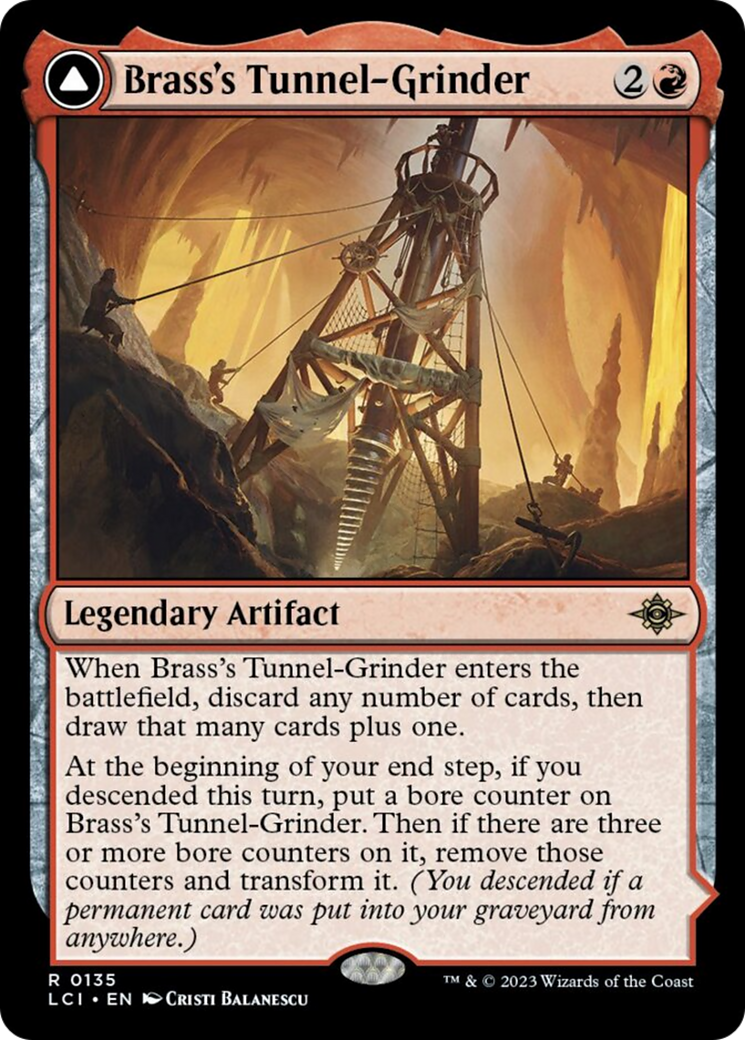 Brass's Tunnel-Grinder // Tecutlan, The Searing Rift [The Lost Caverns of Ixalan] | D20 Games