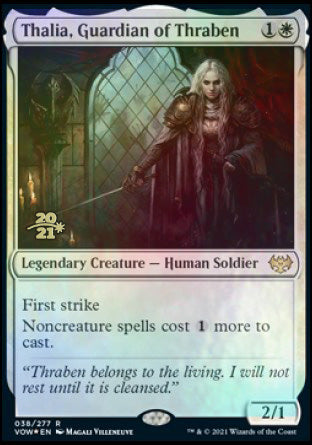 Thalia, Guardian of Thraben [Innistrad: Crimson Vow Prerelease Promos] | D20 Games