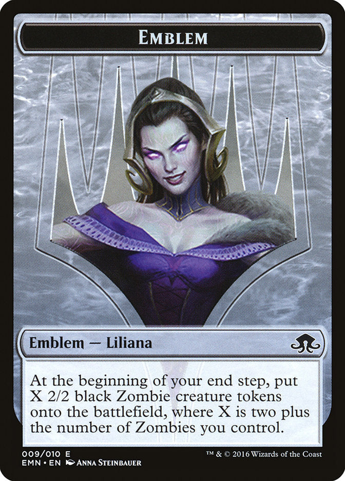 Liliana, the Last Hope Emblem [Eldritch Moon Tokens] | D20 Games