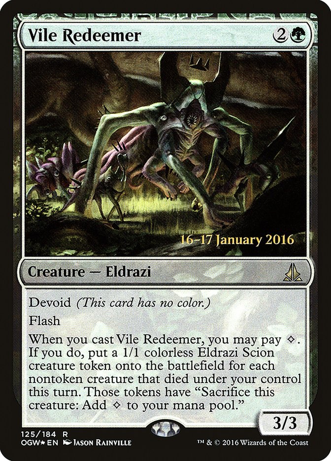 Vile Redeemer [Oath of the Gatewatch Prerelease Promos] | D20 Games