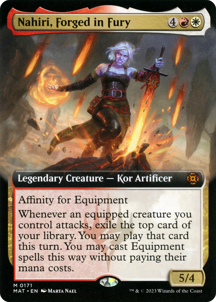 Nahiri, Forged in Fury (Extended Art) [March of the Machine: The Aftermath] | D20 Games