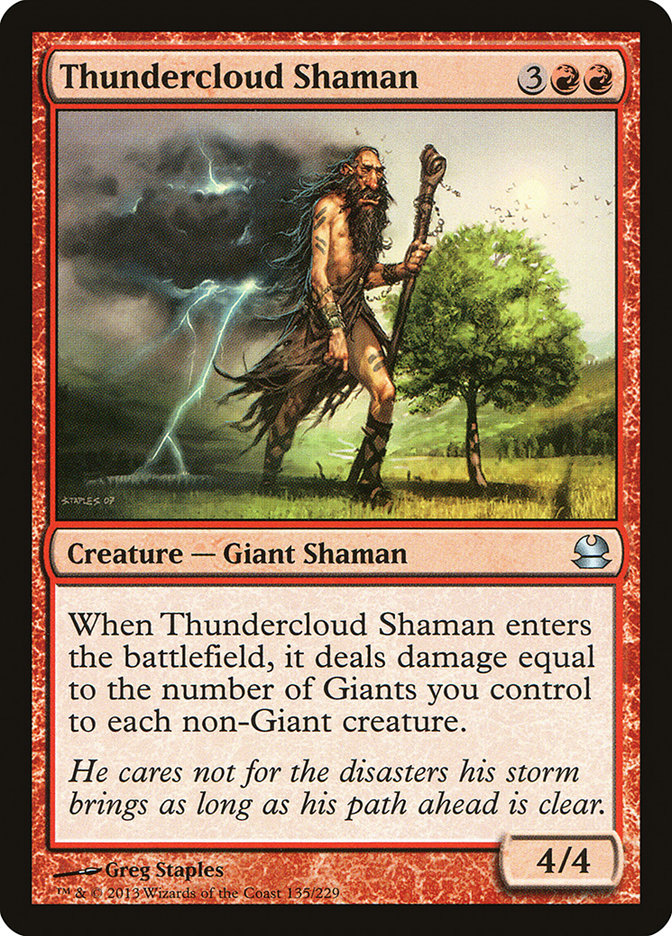 Thundercloud Shaman [Modern Masters] | D20 Games