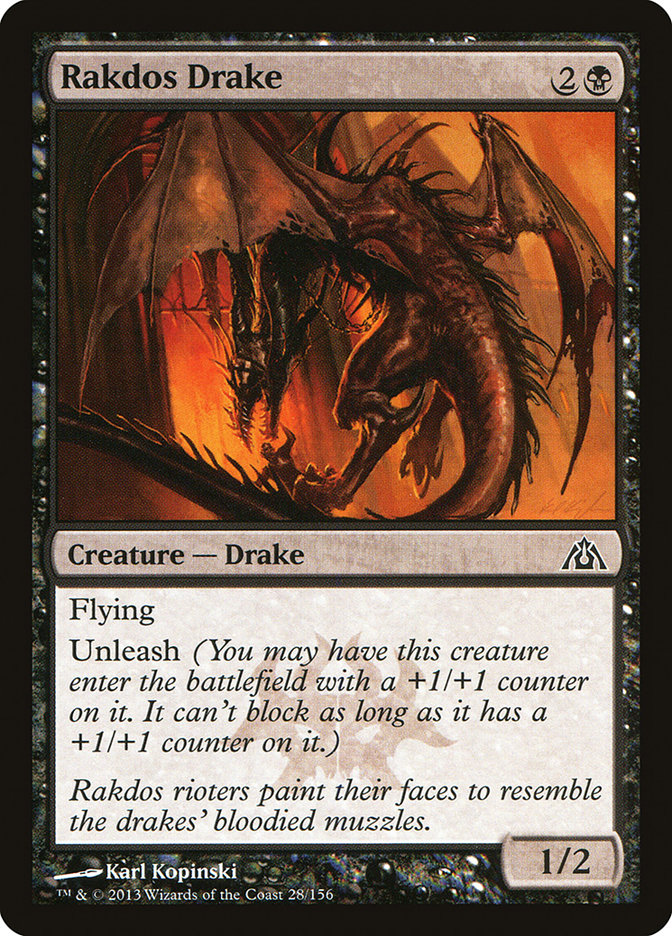 Rakdos Drake [Dragon's Maze] | D20 Games