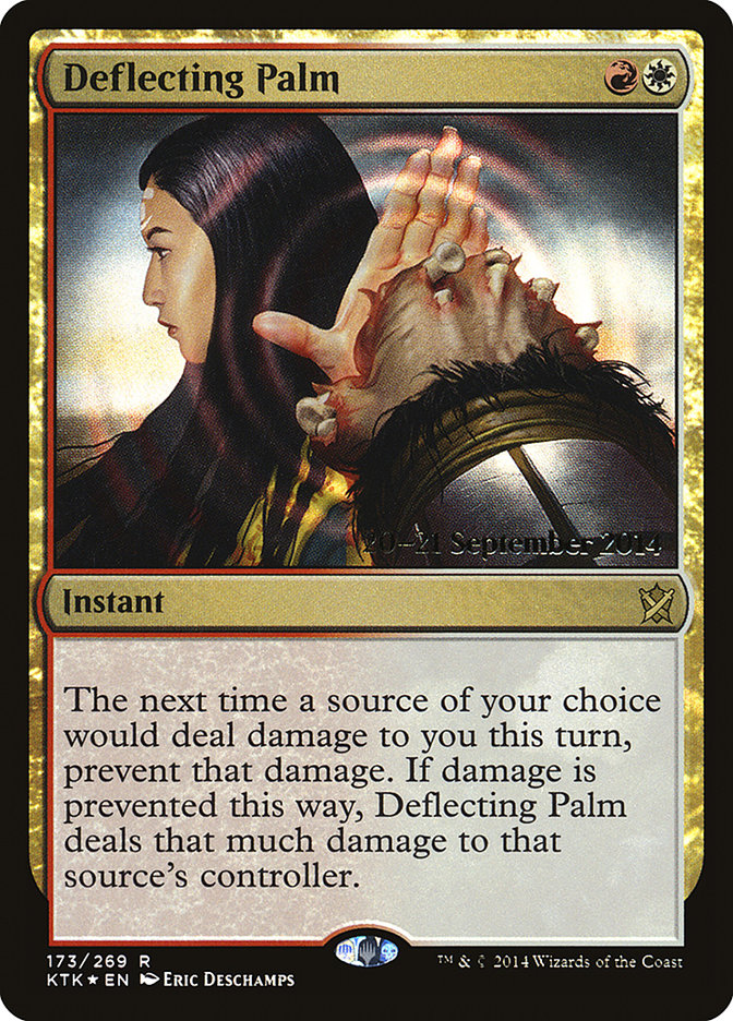 Deflecting Palm  [Khans of Tarkir Prerelease Promos] | D20 Games