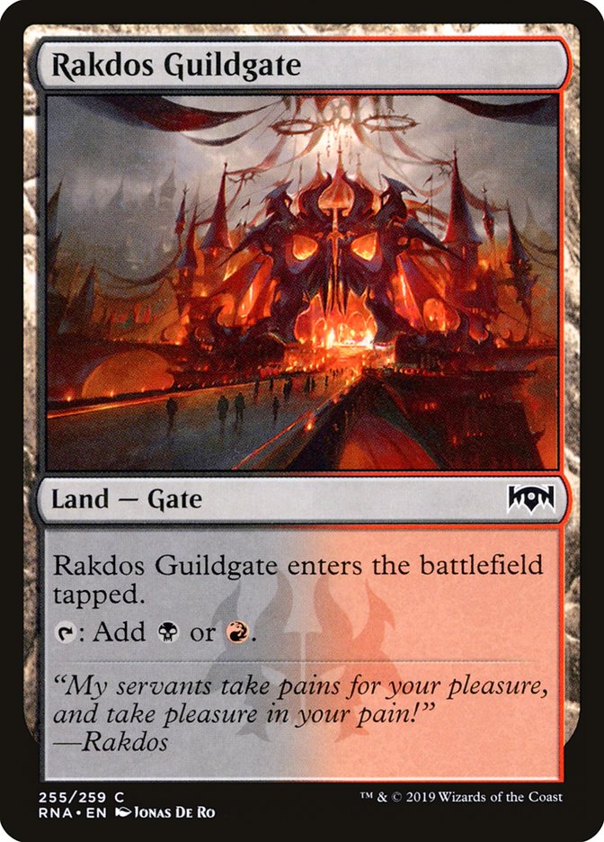 Rakdos Guildgate (255/259) [Ravnica Allegiance] | D20 Games